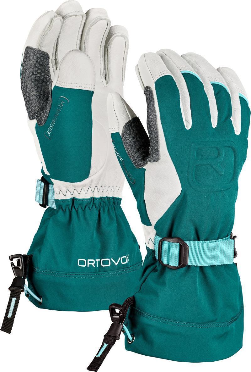 Merino Freeride Gloves - Womens - Pacific Green 1