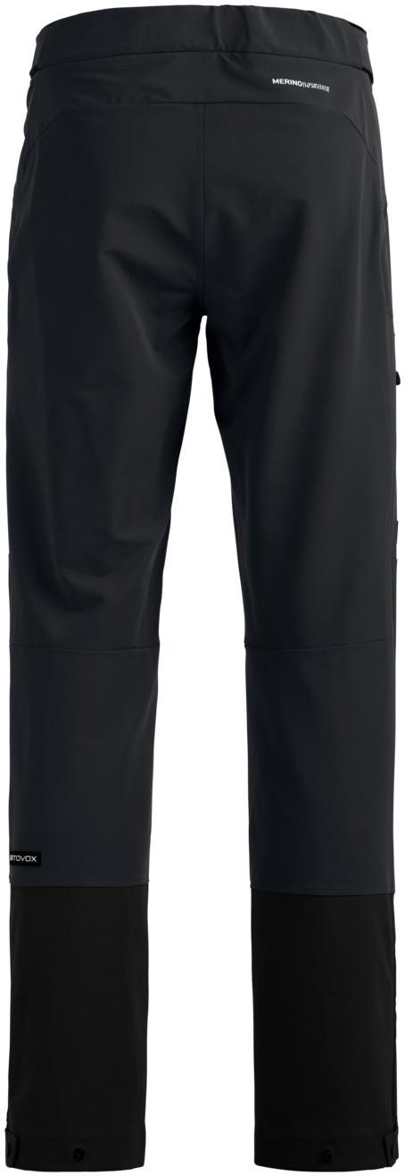 Ortler Softshell Pants, Short - Mens - black raven 1