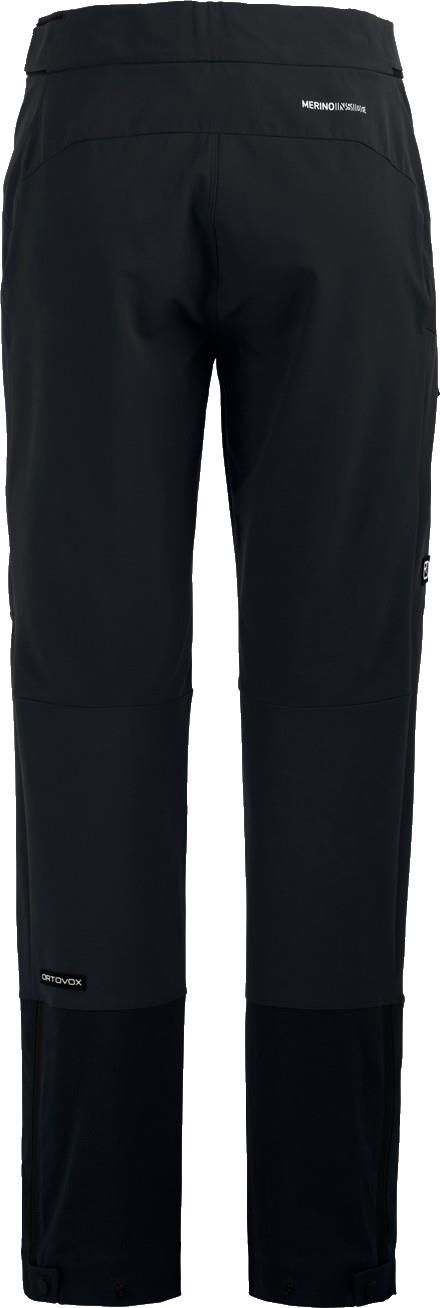 Ortler Softshell Pants, Short - Womens - black raven 1