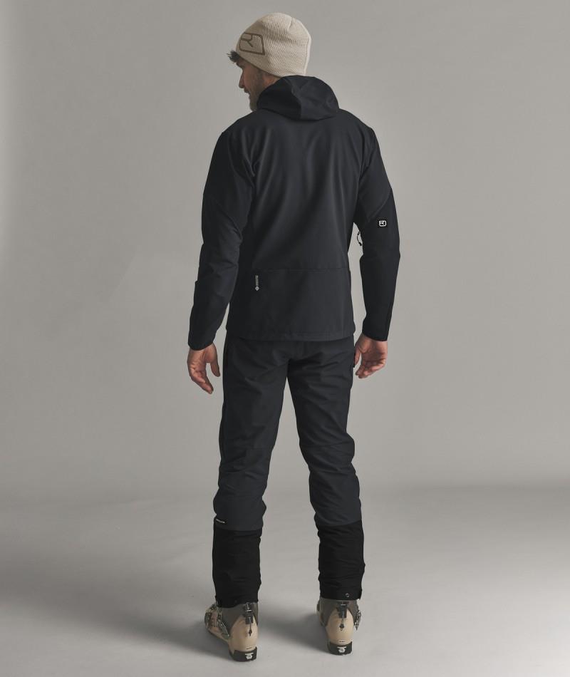 Ortler Softshell Plus Jacket - Mens - black raven 1