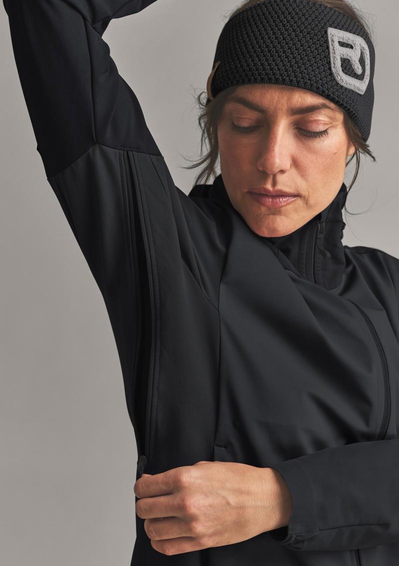 Ortler Softshell Plus Jacket - Womens - black raven 1
