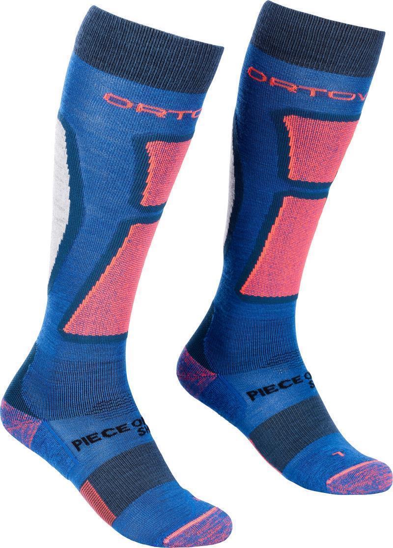 Ski Rock`N`Wool Long Socks - Womens - just blue 1