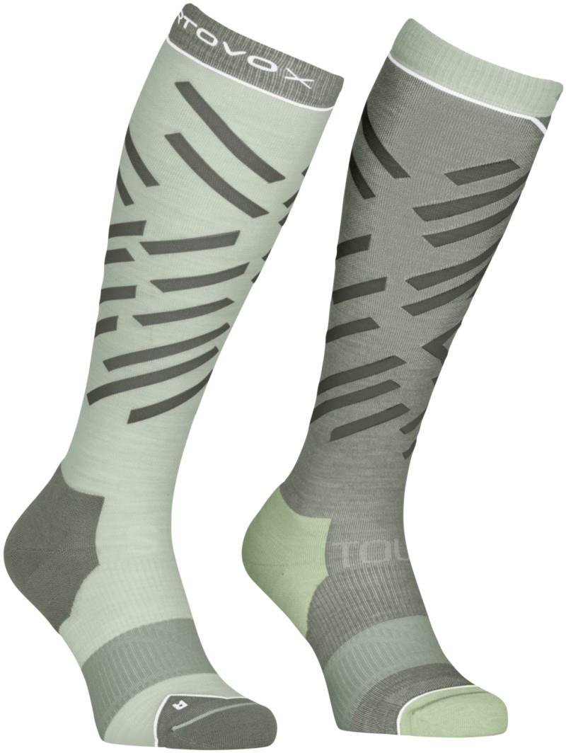 Ski Tour Long Socks - Womens - green acid 1