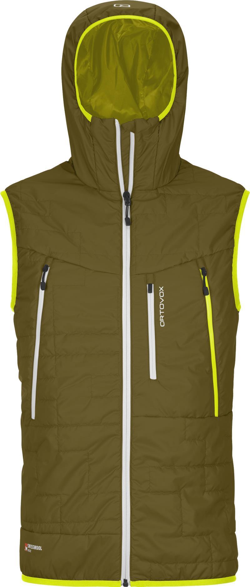 Swisswool Piz Boe Vest - Mens - Green Moss 1
