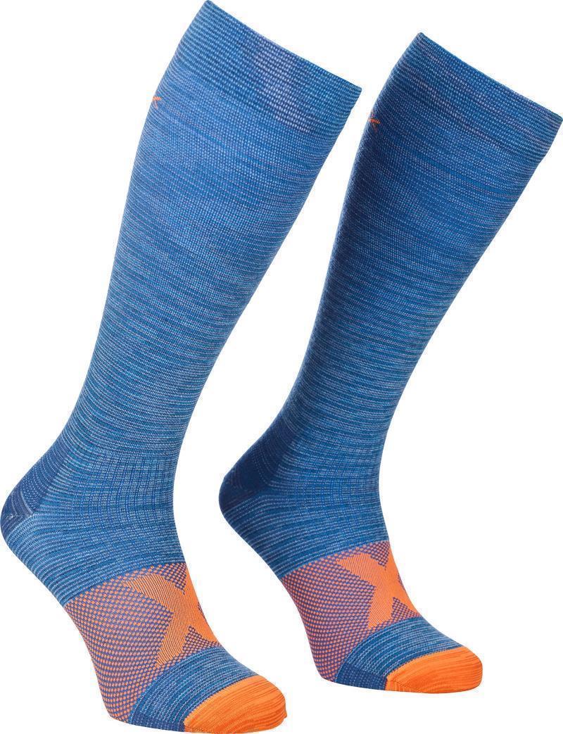 Tour Compression Long Socks - Mens - safety blue 1