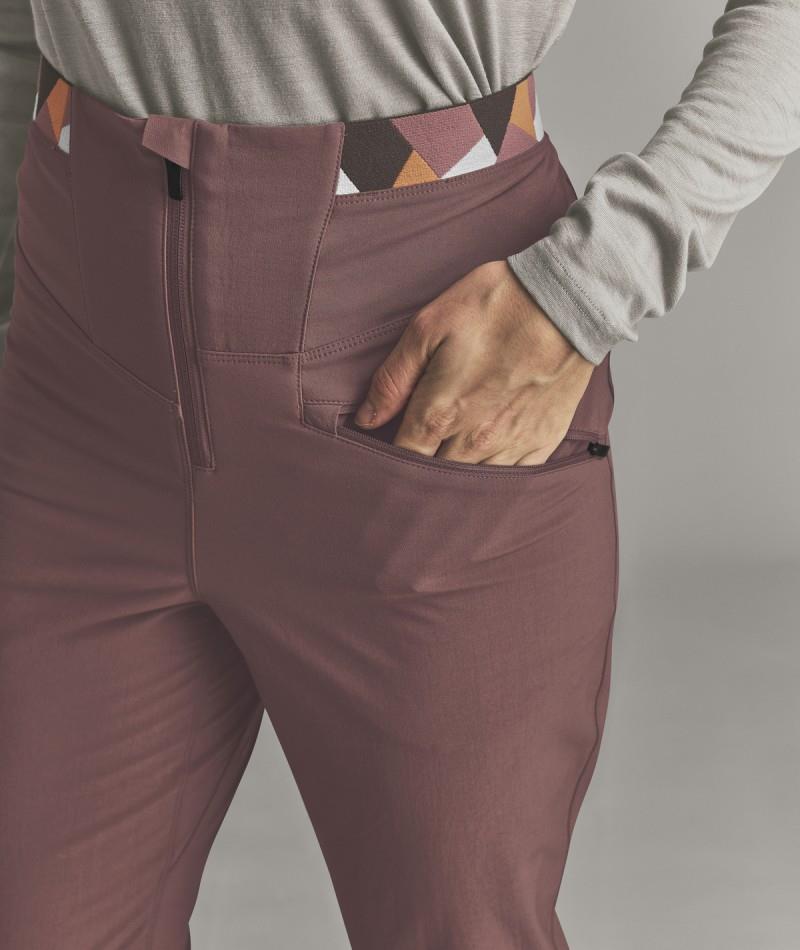 Venet Softshell Stretch Pants - Womens - chestnut 1