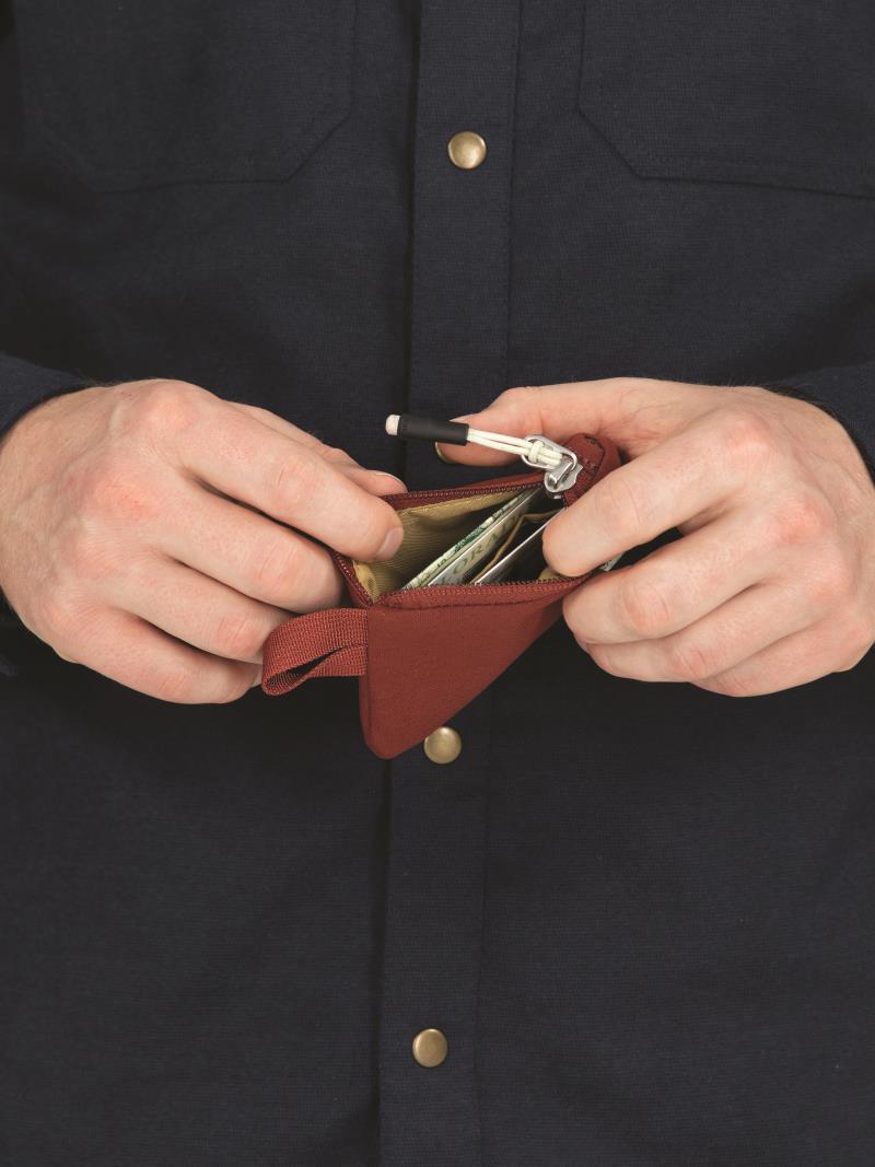 Arcane Zip Pouch - Small - acorn red 1