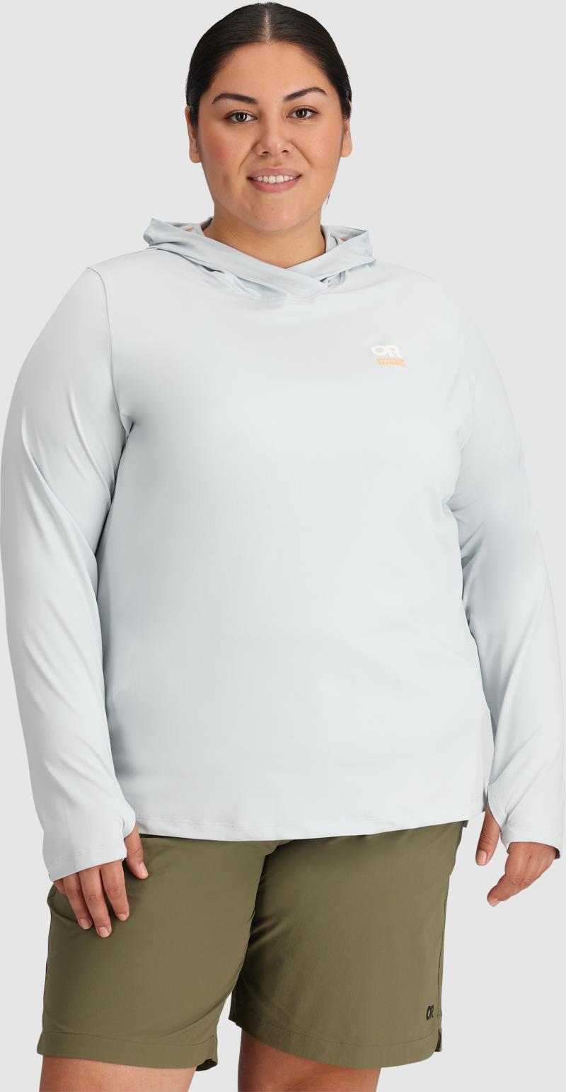 ActiveIce Spectrum Sun Hoodie, Plus - Womens - Titanium 7