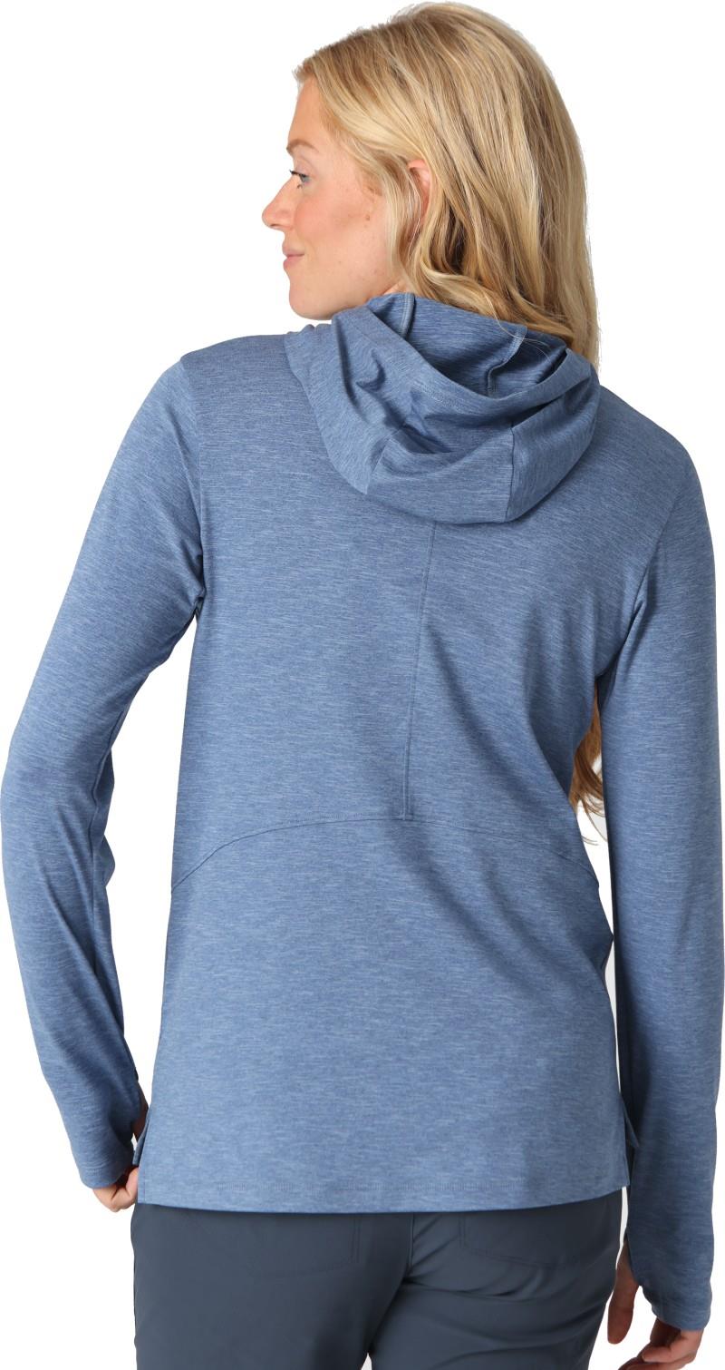 ActiveIce Spectrum Sun Hoodie - Womens - ascent blue heather 1