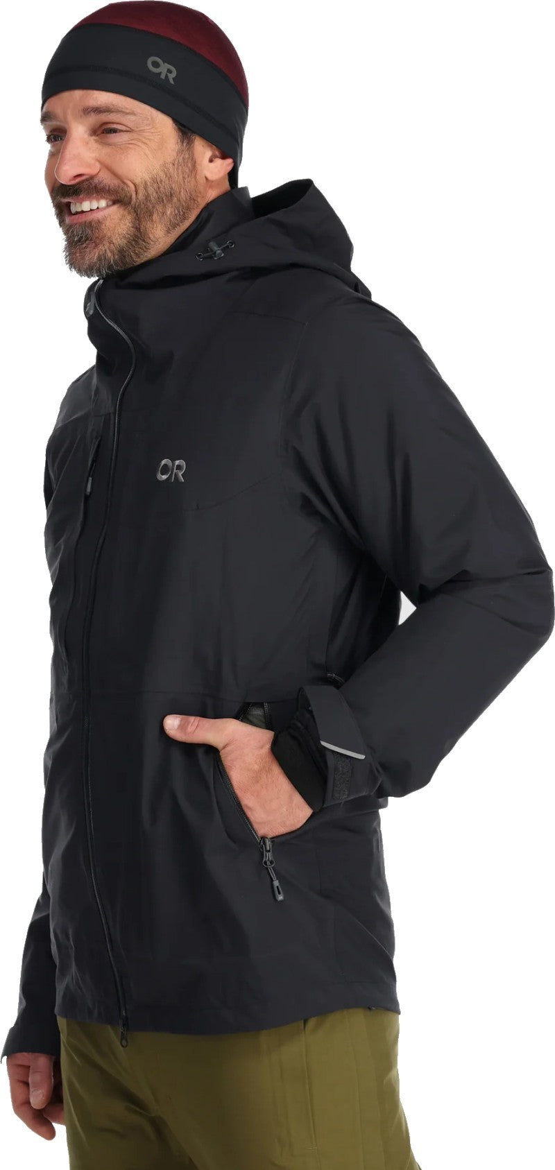 Carbide Jacket - Mens - solid black 1