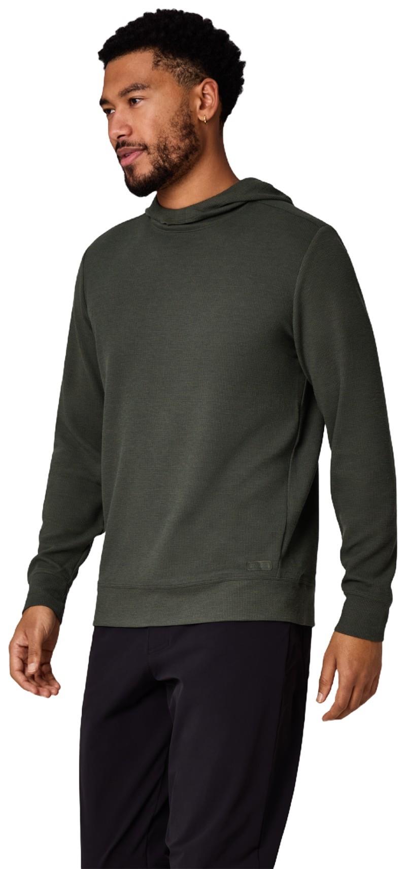 Eclipse Waffle Hoodie - Mens - dark laurel 1