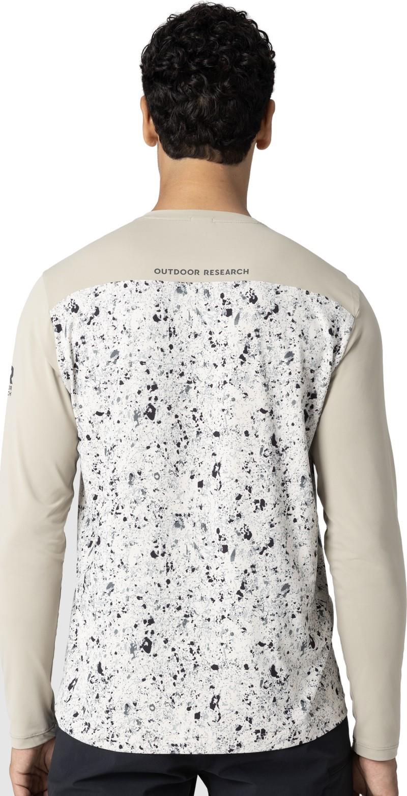 Freewheel MTB LS Jersey - Mens - pro khaki / oyster creekside print 1