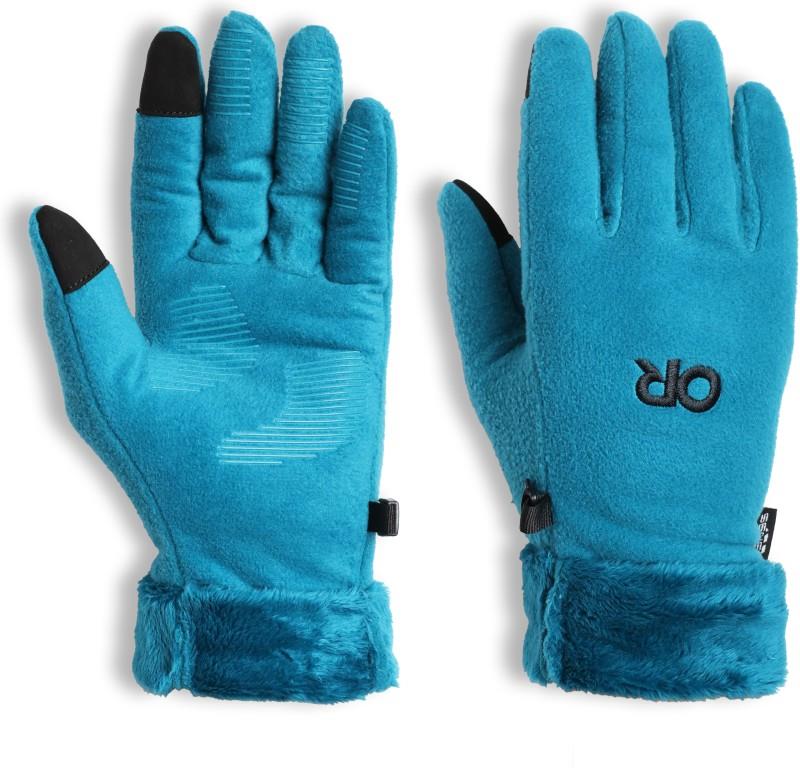 Fuzzy Sensor Gloves - Womens - aurora 1
