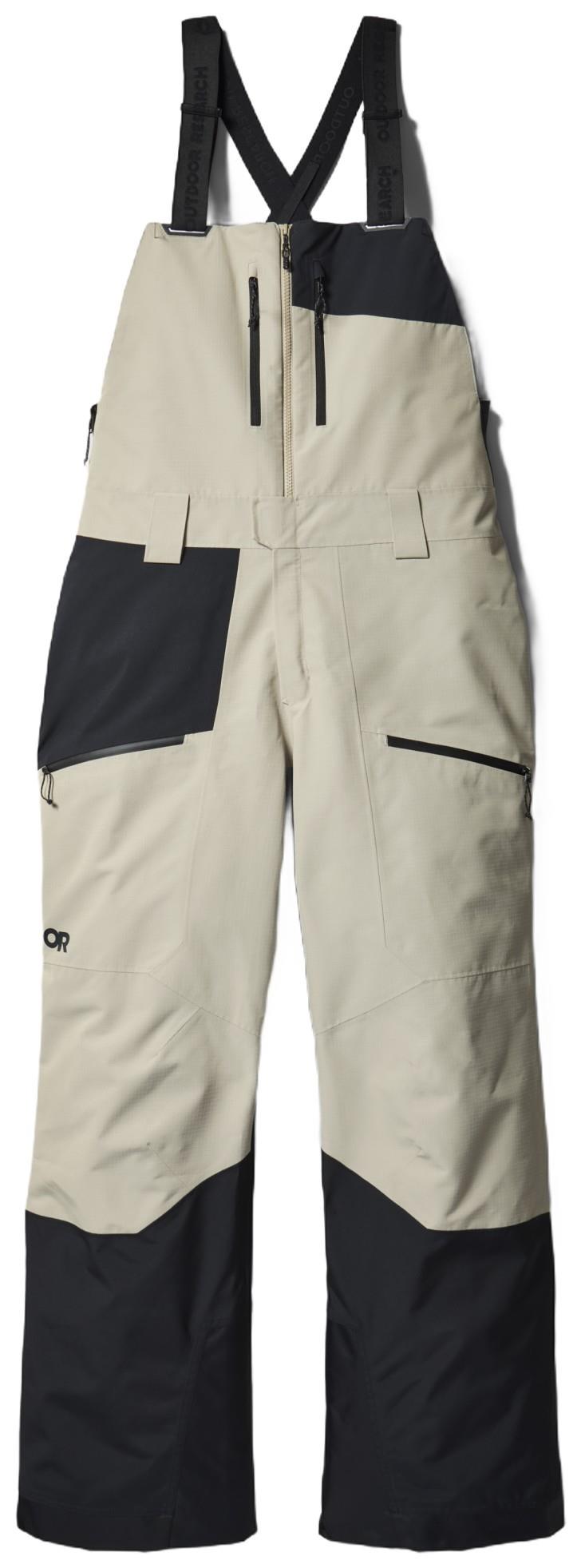 Powderverse Bibs, Reg - Womens - pro khaki / black 1
