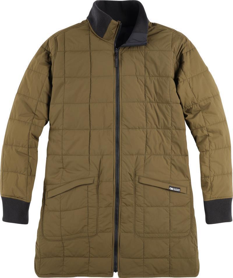 Shadow Reversible Parka - Womens - Loden / Black 1