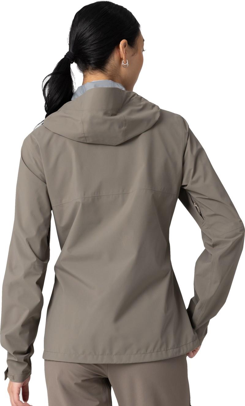 Stratoburst Stretch Rain Jacket - Womens - gravel 1