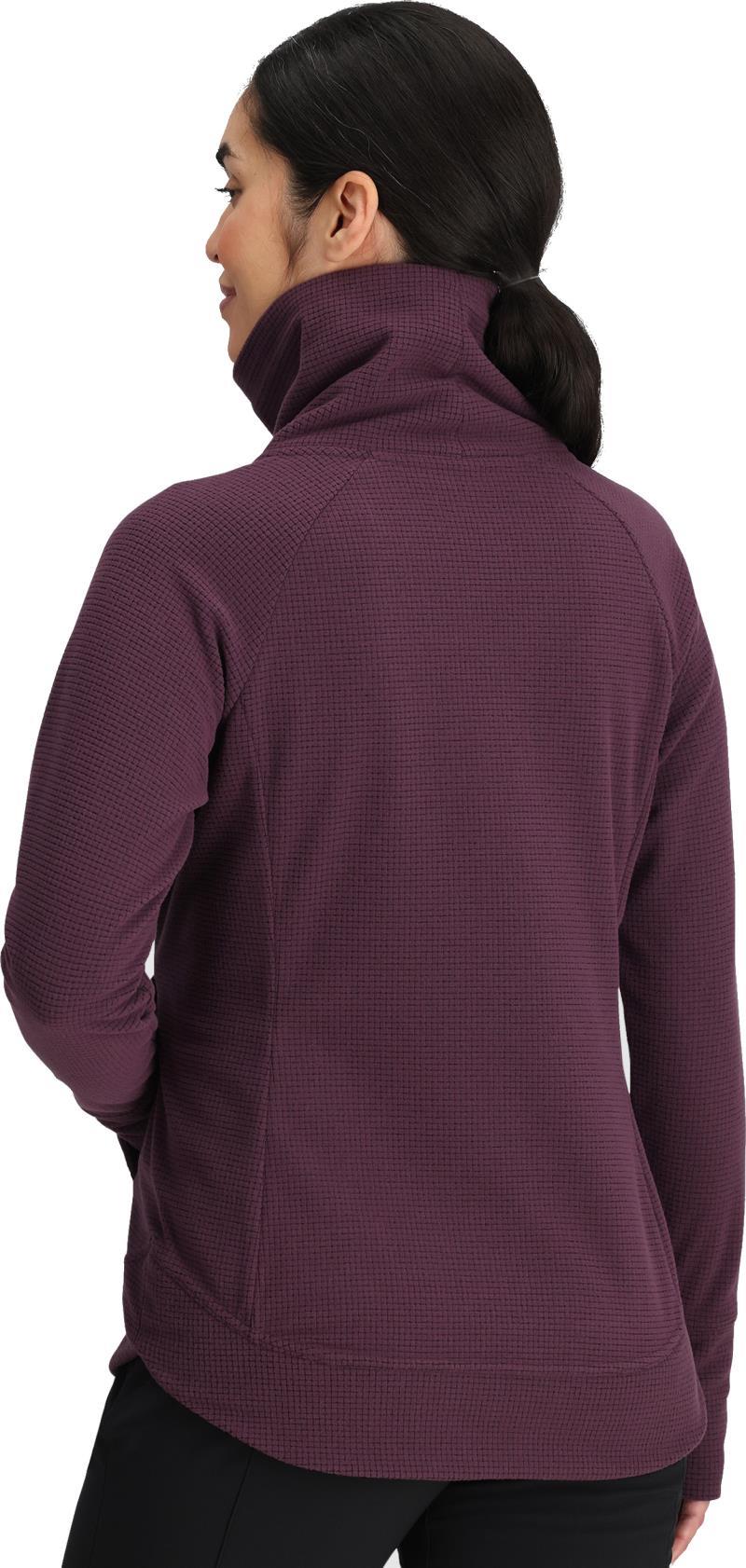 Trail Mix Fleece Cowl Pullover - Womens - amethyst 1