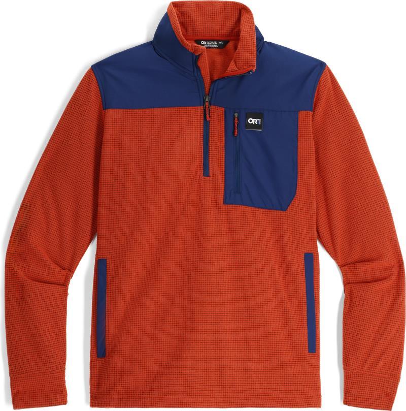 Trail Mix Fleece Quarter Zip Pullover - Mens - Jupiter 1