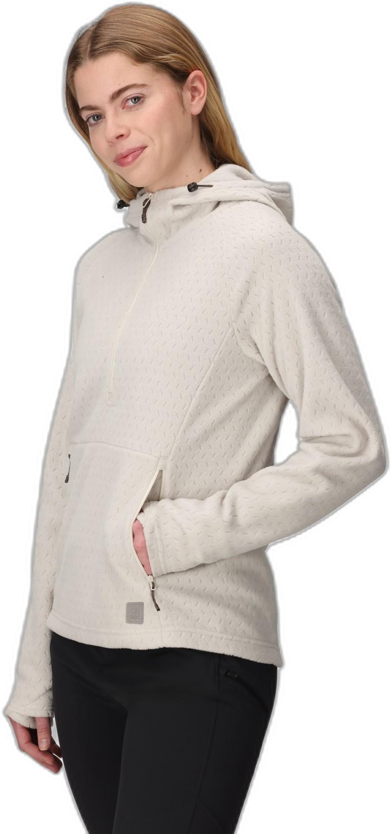 Trail Mix XT Fleece Pullover Hoodie - Womens - oyster 1