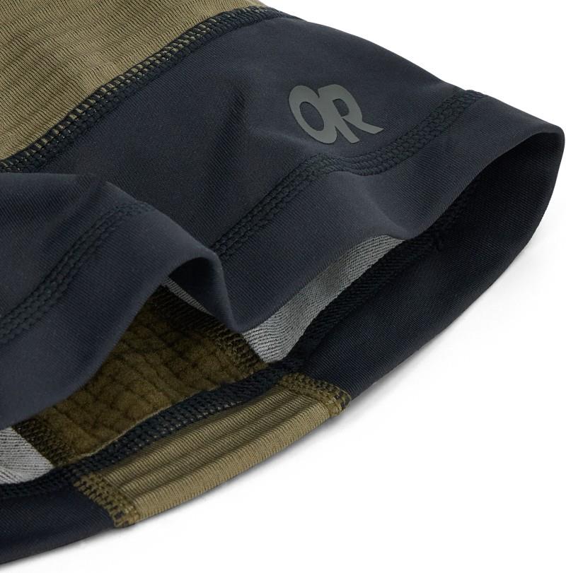 Vigor Grid Fleece Beanie - ranger green 1