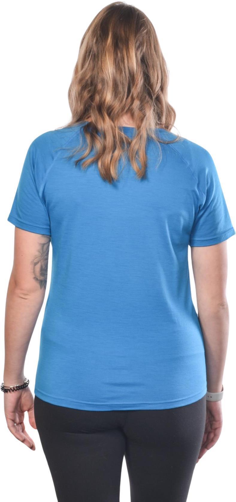 100% Merino Wool SS Crew 160 - Womens - Ocean 2