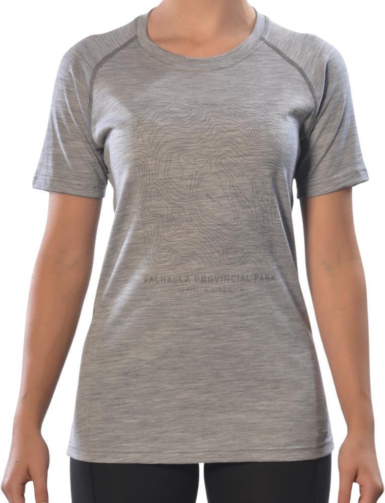 100% Merino Wool SS Provincial Park, Mulvey Basin - Womens - Ash 1