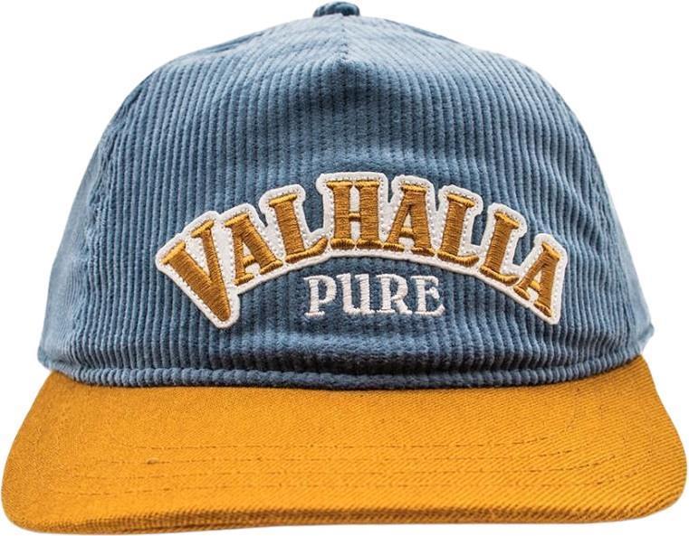 Valhalla PURE Logo Hat - Corduroy - Blue / Orange 1