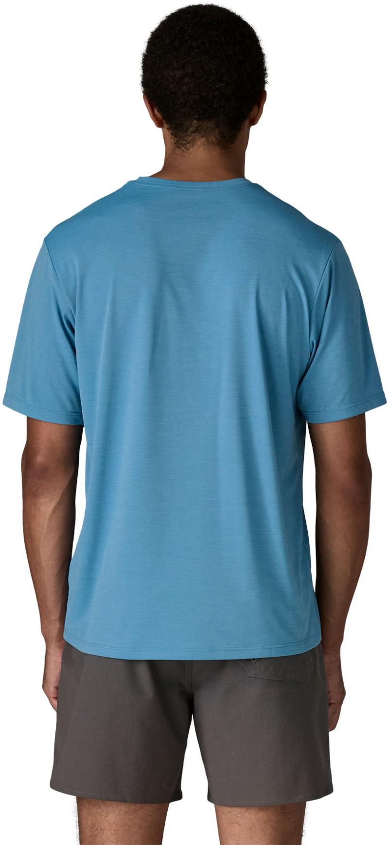 Capilene Cool Daily Shirt - Mens - shore blue / light shore blue x-dye 1