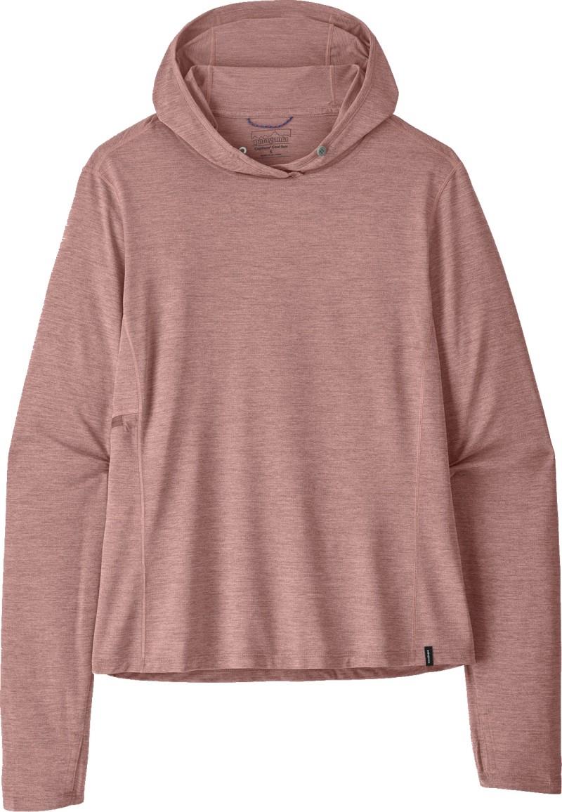 Capilene Cool Sun Hoody - Womens - fuzzy mauve / moonrise taupe x-dye 1