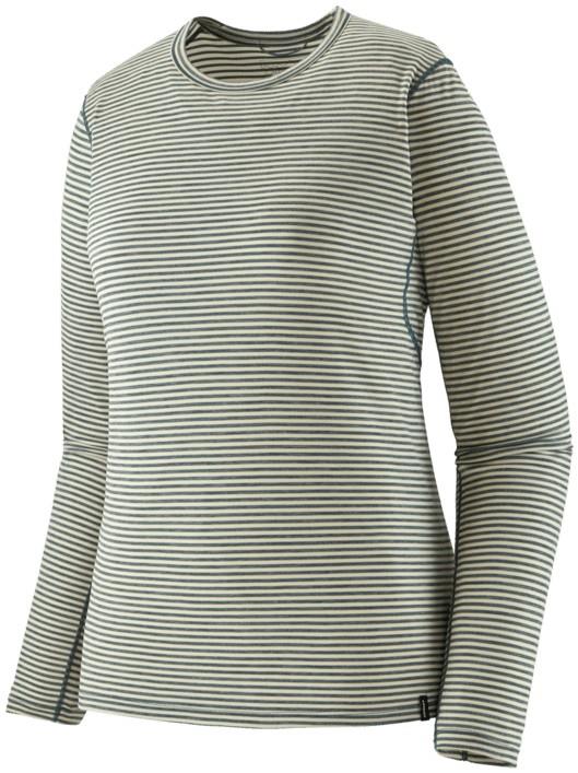 Capilene Lightweight Crew - Womens - polar stripe / summit blue 1