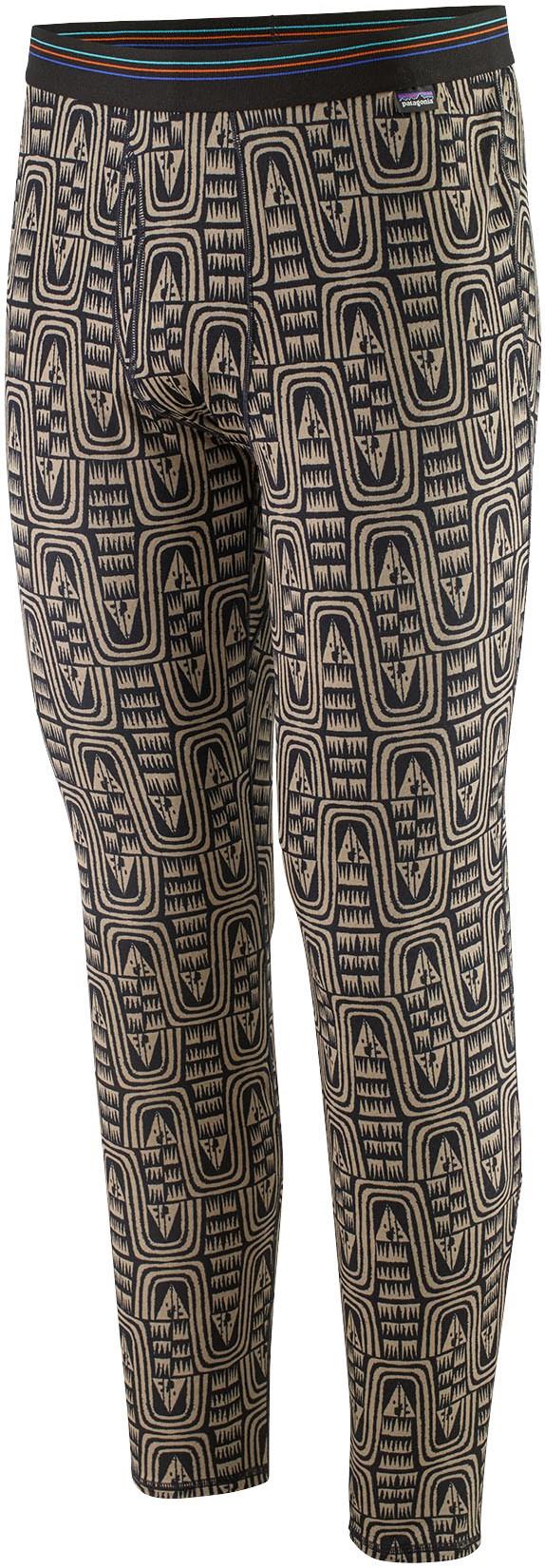 Capilene Midweight Bottoms - Mens - flow / sunken blue 1