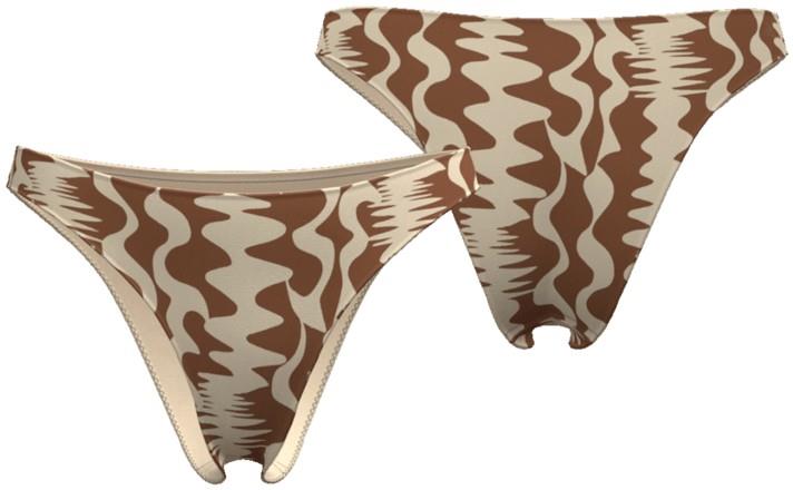 Cheeky Bottoms - Womens - squiggles / earthworm brown 1