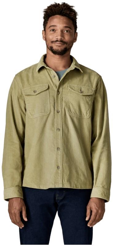 Corduroy LS Shirt - Mens - weathered stone 1