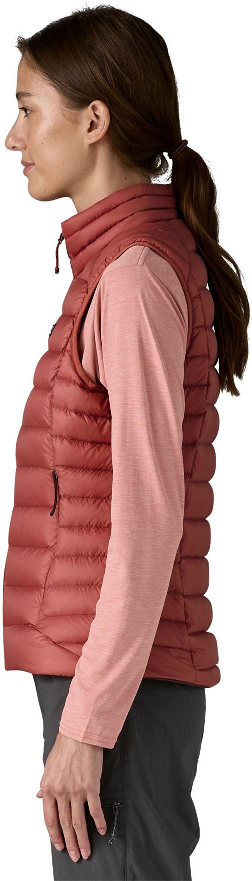 Down Sweater Vest - Womens - potters red 1