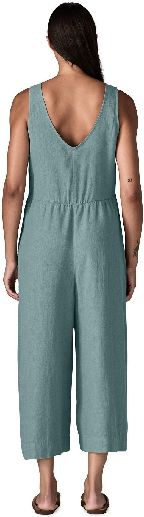 Garden Island Jumpsuit - whole weave / blue sage 1