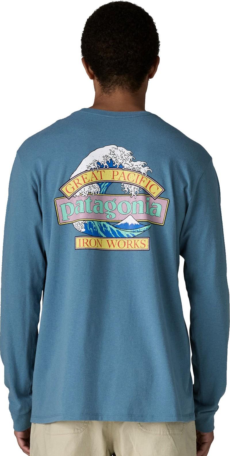 Great Waves Responsibili-Tee LS - Mens - shore blue 1