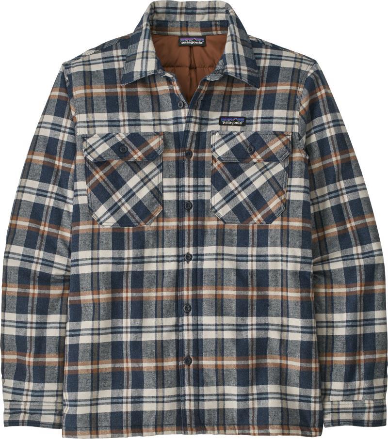 Insulated Organic Cotton Midweight Fjord Flannel Shirt - Mens - Fields / New Navy 1