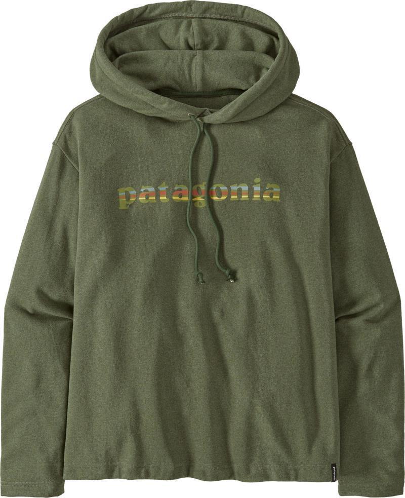 Lightweight 73 Text Logo Wildrise Hoody - Womens - Torrey Pine Green 1