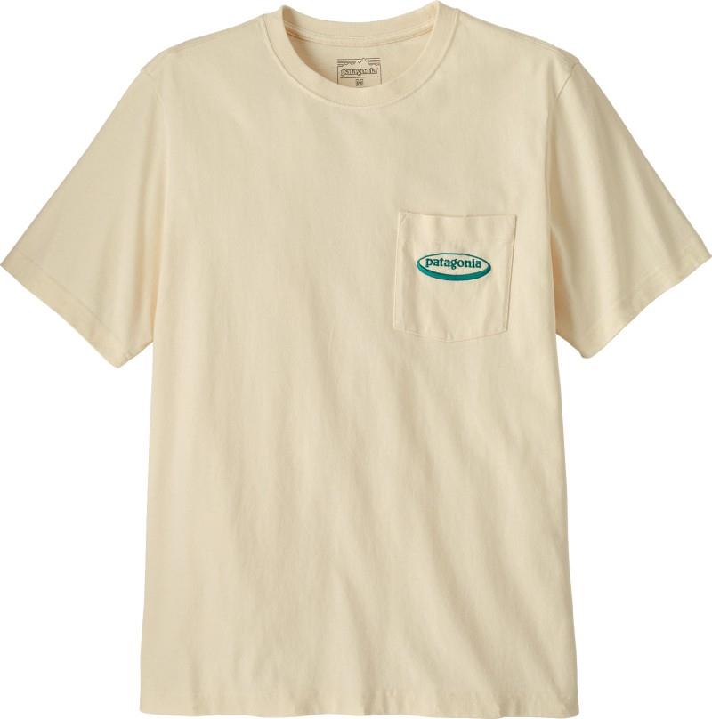 Midweight `95 Oval Logo Pocket Tee - Mens - undyed natural 1