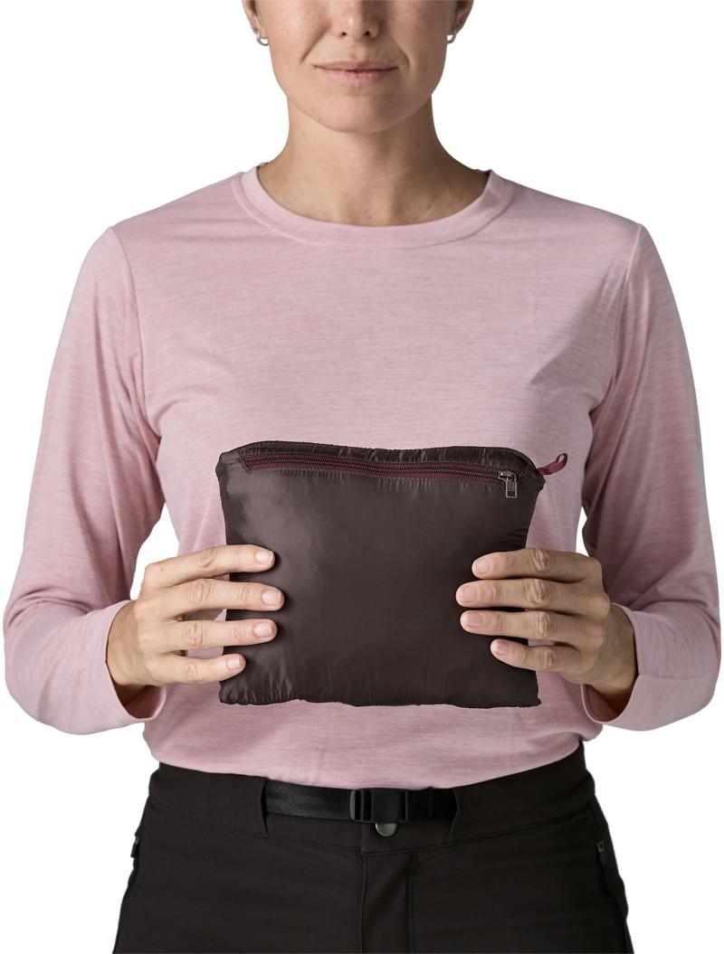 Nano Puff Hoody - Womens - berry fig 1