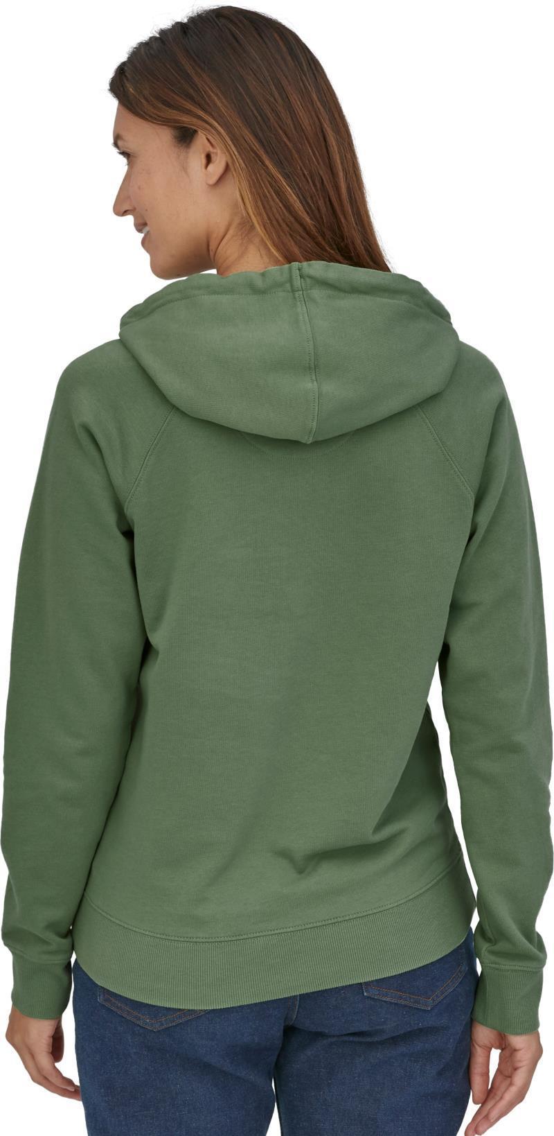 Pastel P-6 Logo Organic Hoody - Womens - sedge green 1