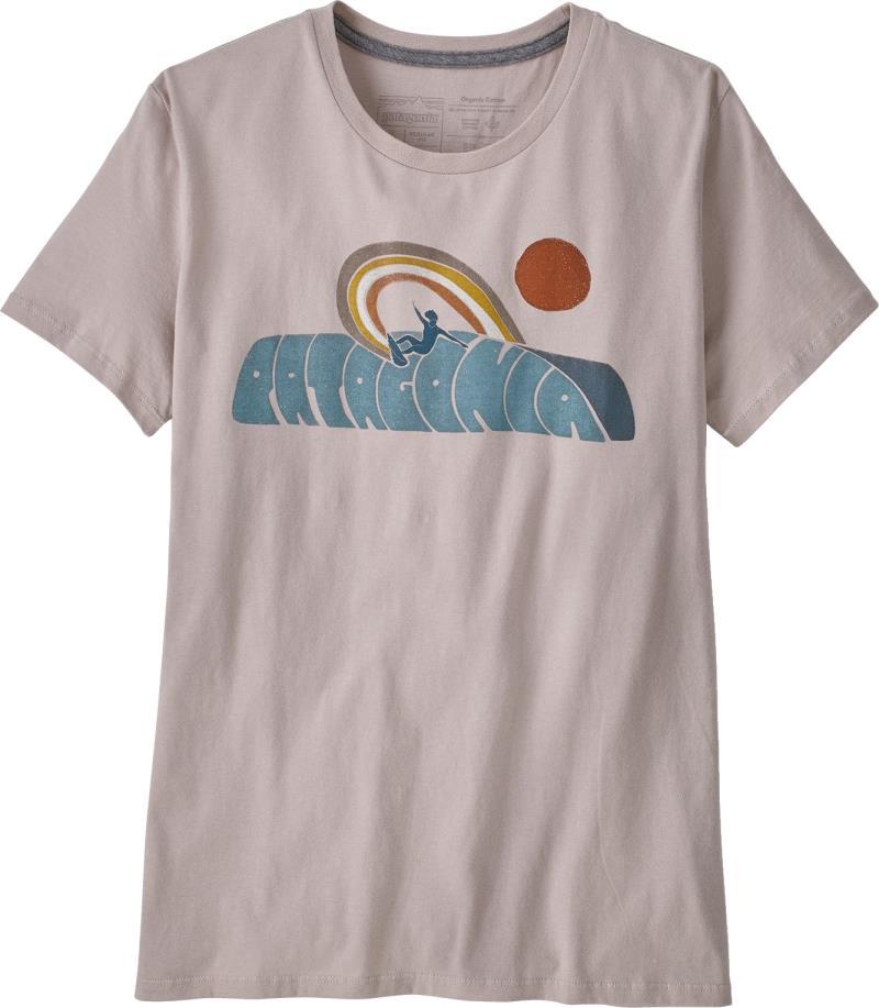Rainbow Rail Organic Crew T-Shirt - Womens - shroom taupe 1