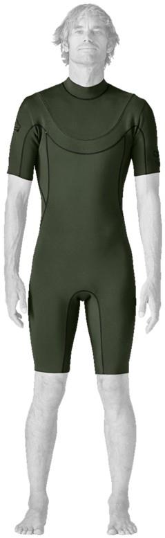 Regulator Lite Front Zip Spring Suit - Mens - sea tone green 1