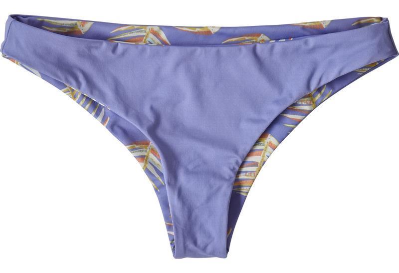 Reversible Seaside Cove Bottoms - Womens - palms of my heart small / light violet blue 1