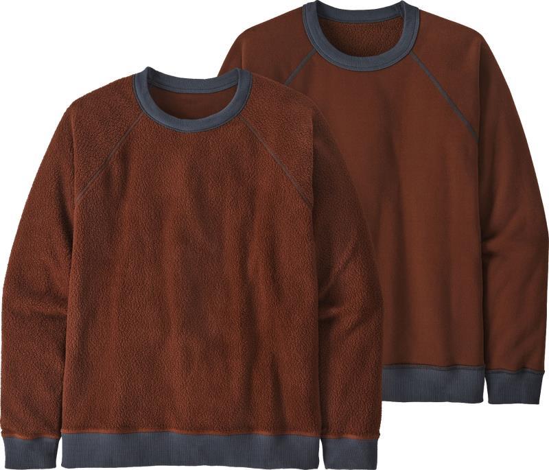 Reversible Shearling Crew - Mens - fox red 1