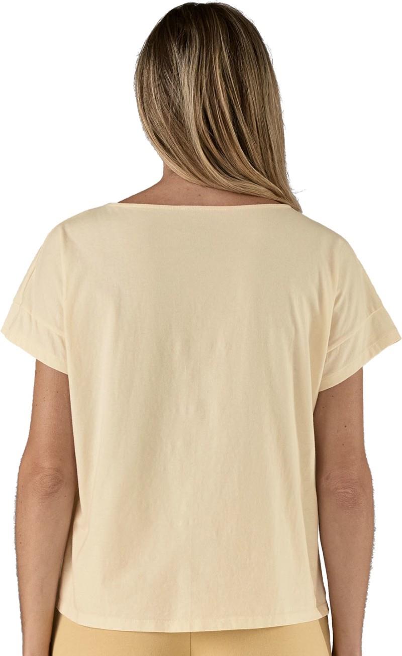 Sunfirst Relaxed Drop Sleeve Organic T-Shirt - Womens - undyed natural 1