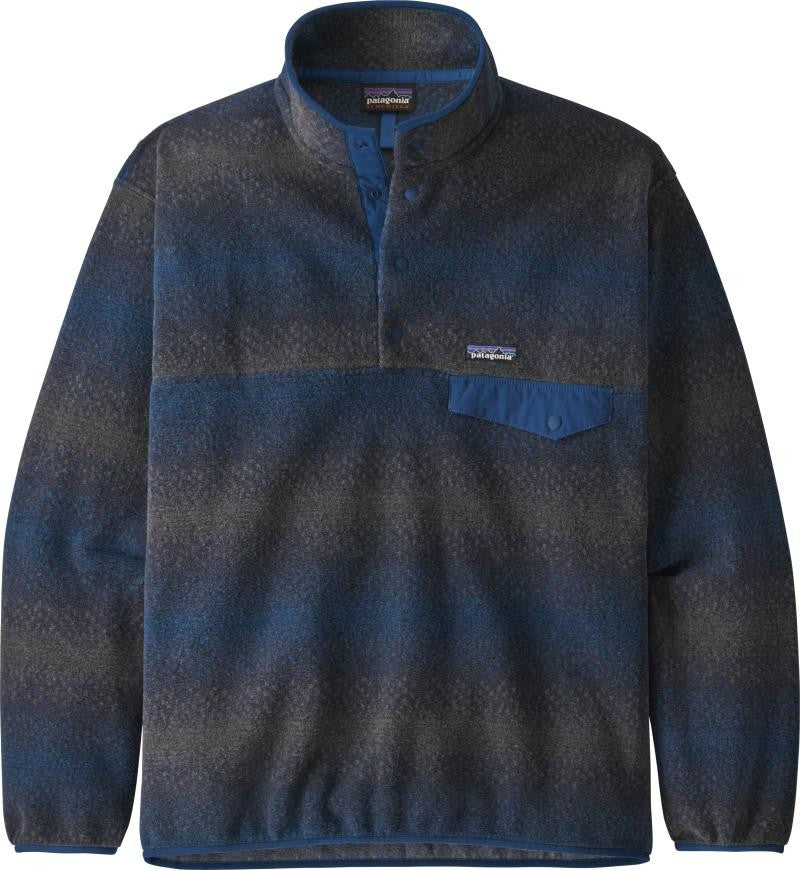 Synchilla Snap-T Pullover - Mens - gem stripe / new navy 1