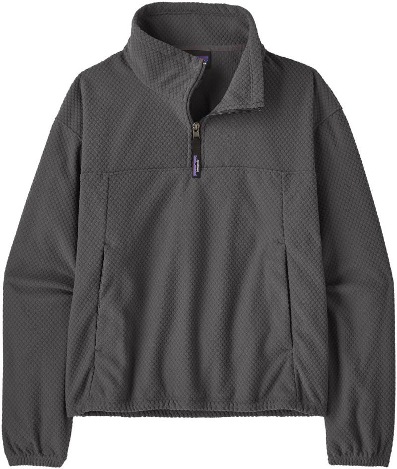 Textured Fleece Pullover - Womens - forge grey 1
