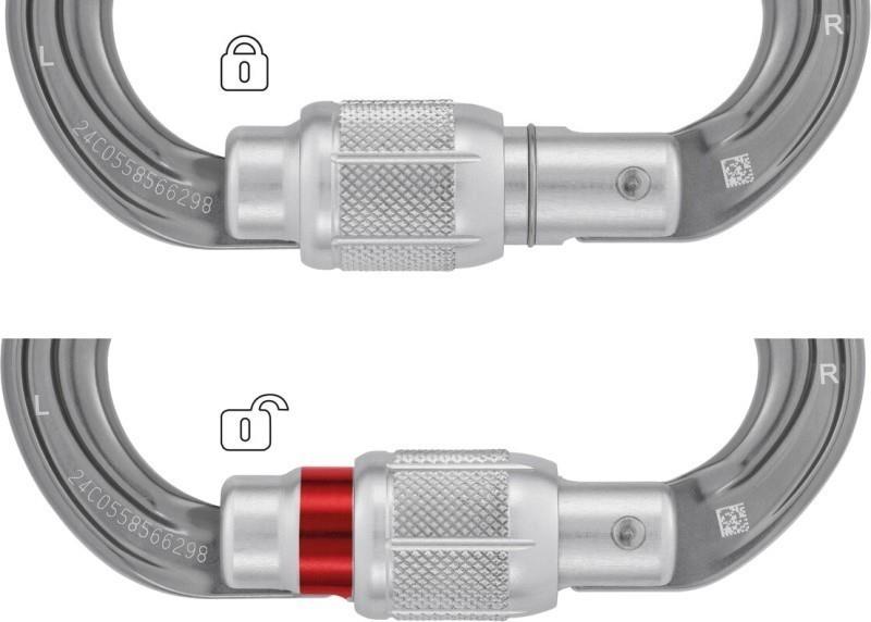 Omni Carabiner - Screw-Lock - gray 1