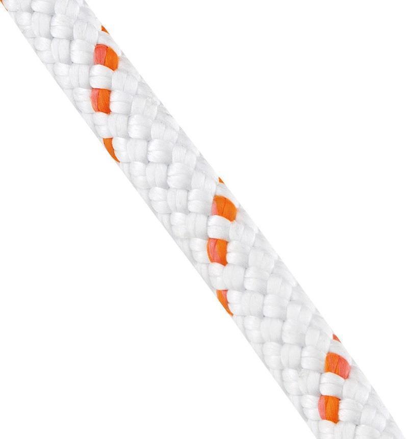 Pur Line Cord, 6mm x 65m - White / Orange 3